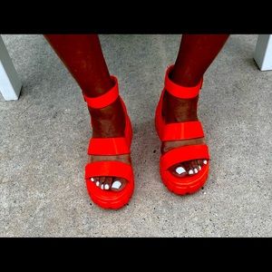 Tangerine Platform Sandal🔥